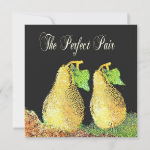 Perfect Pair Custom Wedding Invitation