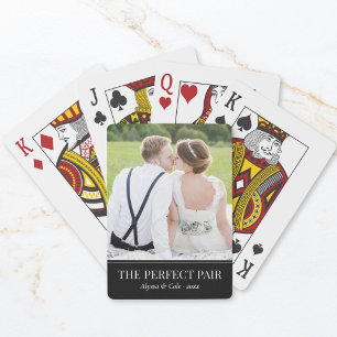 Perfect Pair Custom Wedding Photo Poker Cards