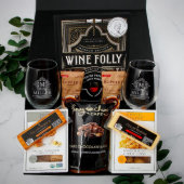 Perfect Pair Gift Basket With Wine Glasses (Top)