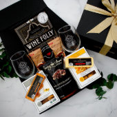 Perfect Pair Gift Basket With Wine Glasses (Front Left)