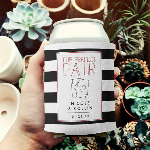 Perfect Pair Las Vegas Wedding Favor Can Cooler