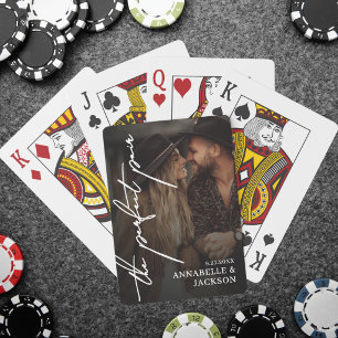 Perfect Pair Photo Wedding Favor Poker Cards