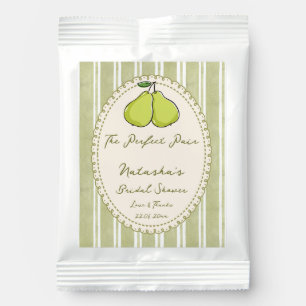 Perfect pair sage green pear bridal shower favors margarita drink mix