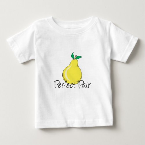 Perfect Pair TWINS Baby T_Shirt