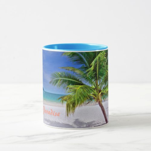 Perfect Palm Tree Tropical Island Beach Mug