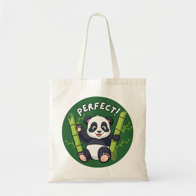 Perfect! ,  Panda  Tote Bag (Front)