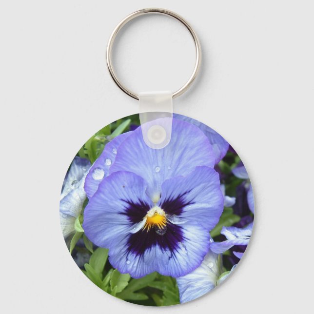 Perfect Pansy Keychain (Front)