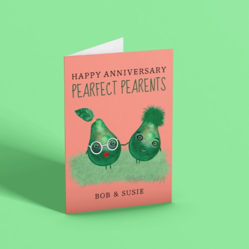 Perfect Parents Anniversary  Card