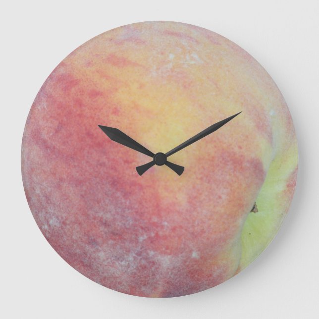 Perfect Peach Large Clock (Front)