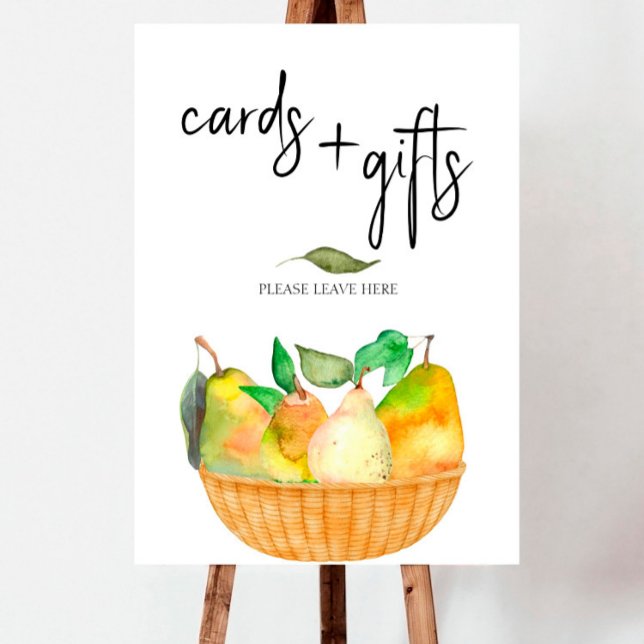 Perfect Pear - Bridal/Couple Cards + Gifts Sign (Creator Uploaded)