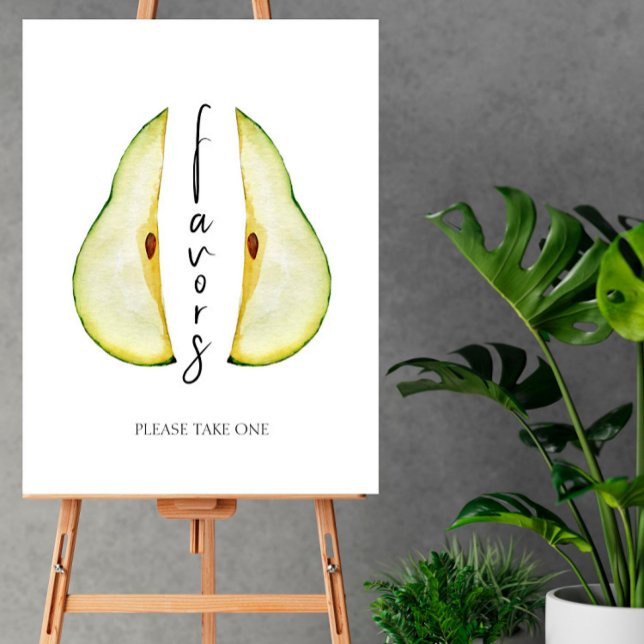 Perfect Pear - Bridal/Couple Shower Favors Sign (Creator Uploaded)