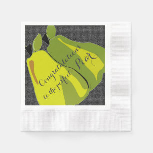 Perfect Pear Congratulations Napkins