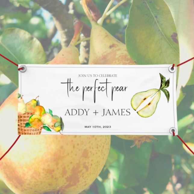Perfect Pear - Couples Large Welcome Vinyl Banner (Creator Uploaded)
