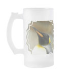 Perfect Penguin Frosted Glass Beer Mug