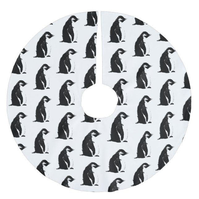Perfect Penguin Tree Skirt (Front)