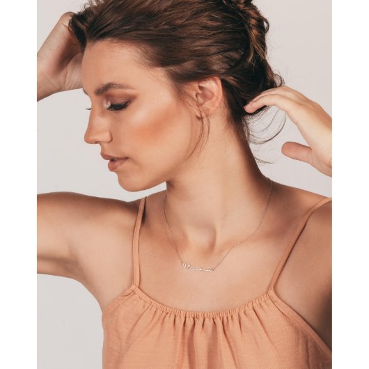 Perfect Person's Name Gold-Plated Necklace (Front)