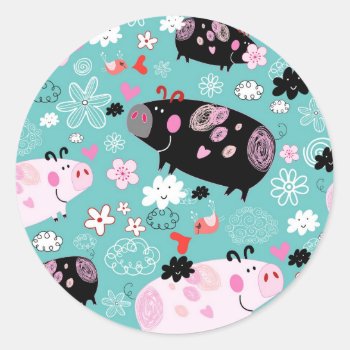 Perfect Piggies Sticker Sheet by ThePigPen at Zazzle