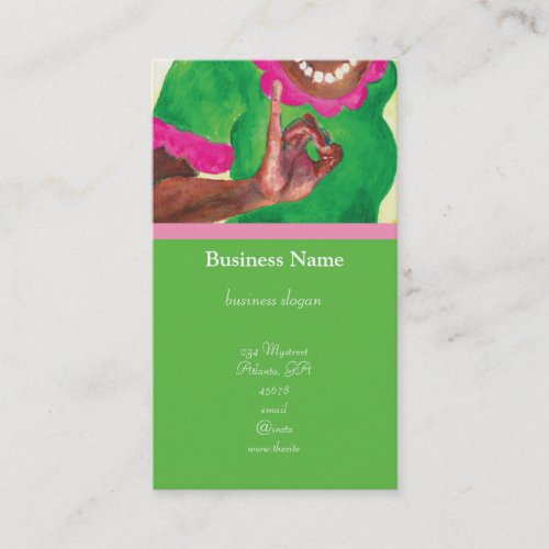 Perfect Pink and Green ladies Cards