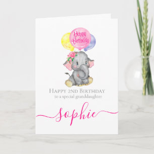 Perfect Pink Girl Birthday Card