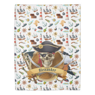 Perfect Pirate Pattern PERSONALIZE Duvet Cover