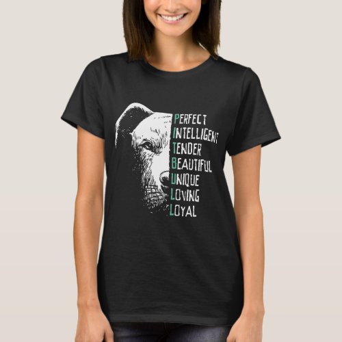perfect pit bull dog t_shirts