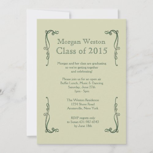 Perfect Poise Invitation