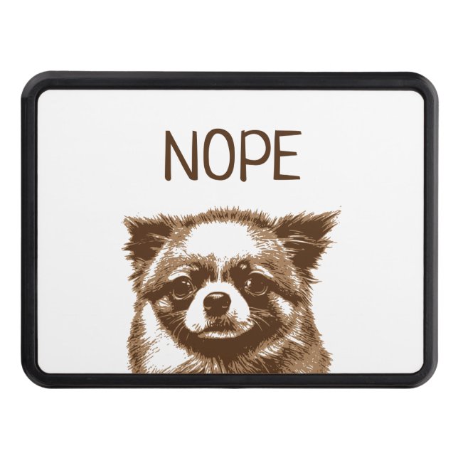 Perfect Pomchi Hitch Cover (Front)