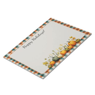 Perfect Pumpkin Party Halloween Thanksgiving Fall Notepad