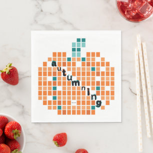 Perfect Pumpkins = Autumning Napkins