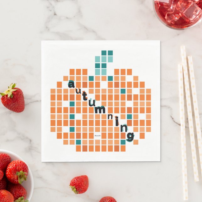 Perfect Pumpkins = Autumning Napkins (Insitu)