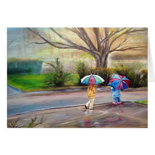 "Perfect rainy day" Cards (Front Horizontal)