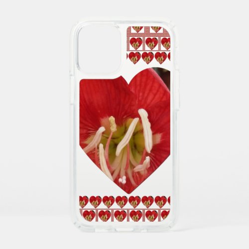 Perfect Red With Love from the Heart Speck iPhone 12 Mini Case