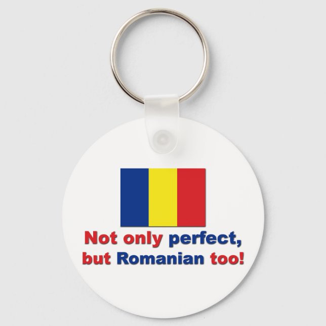 Perfect Romanian Keychain (Front)