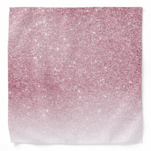 Perfect Rose Gold Glitter Bandana