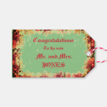 Perfect Roses - Wedding Gift Bag Gift Tags
