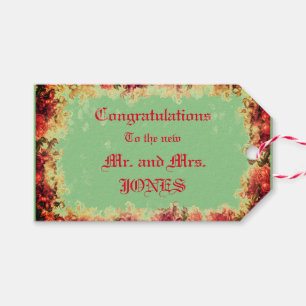 Perfect Roses - Wedding Gift Bag Gift Tags