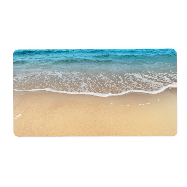 Perfect Sandy Beach Label (Front)