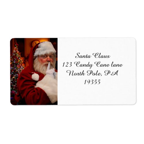Perfect Santa Address Label