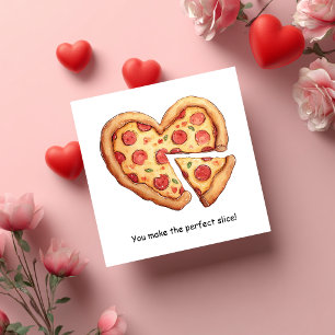 Perfect Slice Valentines Day Holiday Card