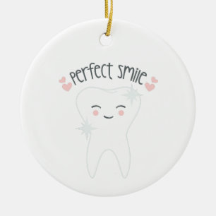 Perfect Smile Ceramic Ornament