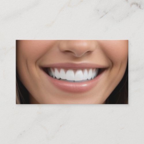 Perfect Smile Teeth Business Card