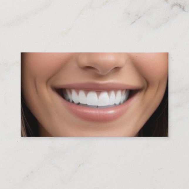Perfect Smile Teeth Business Card (Front)