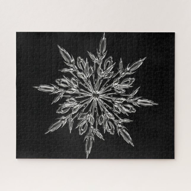 Perfect Snowflake for the Christmas Holiday Jigsaw Puzzle (Horizontal)