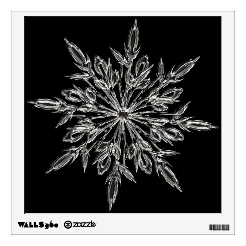 Perfect Snowflake for the Christmas Holiday Wall Decal