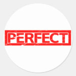 Perfect Stamp Classic Round Sticker