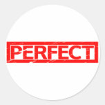 Perfect Stamp Classic Round Sticker