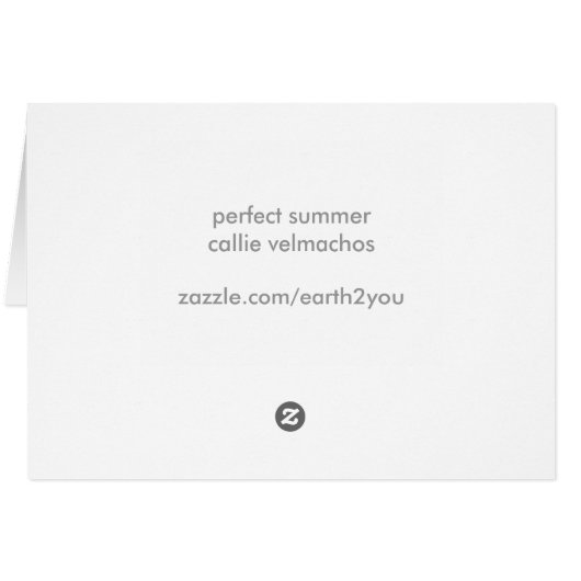 perfect summer (Back Horizontal)
