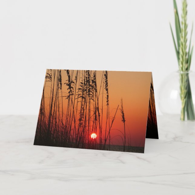 Perfect Sunset - Customized Card (Front)