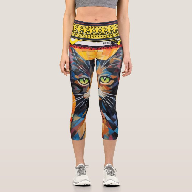 Perfect Tights: Seamless Style, Ultimate Comfort! Capri Leggings (Front)