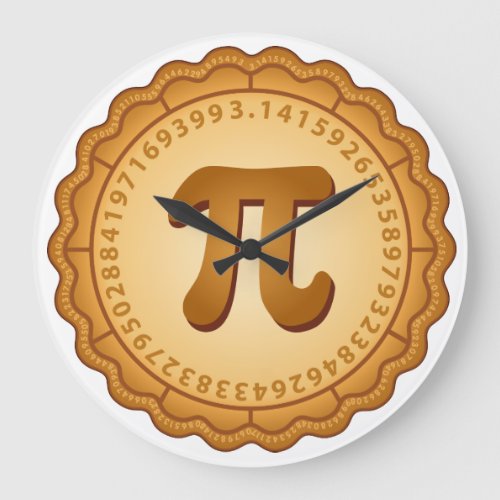 Perfect time for Pi  Large Clock